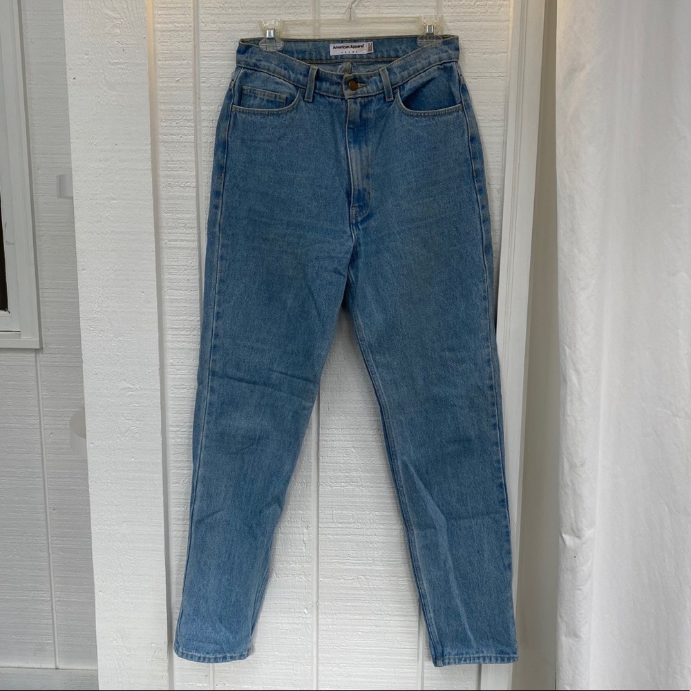 American Apparel Classic High-waisted Mom Jeans